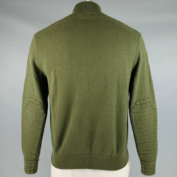 RRL by RALPH LAUREN  Size L Green Quilted Cotton Wool Jacket - Picture 3 of 9